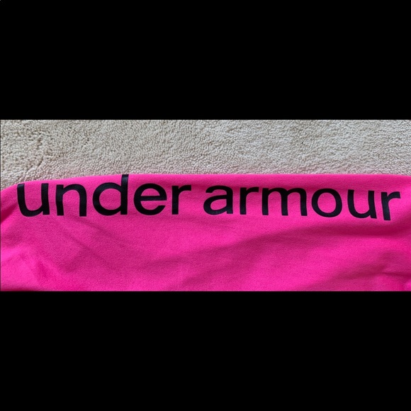 Under Armour Neon Pink Half Zip Athletic Top - Picture 4 of 4